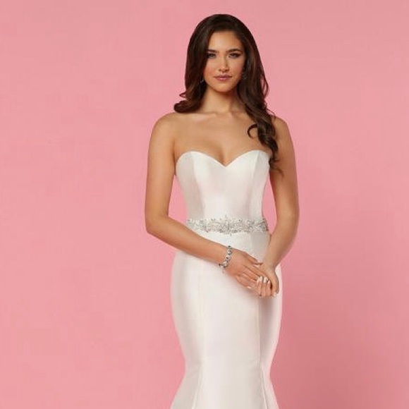NEW Sweetheart Strapless Wedding Dress - Picture 1 of 6